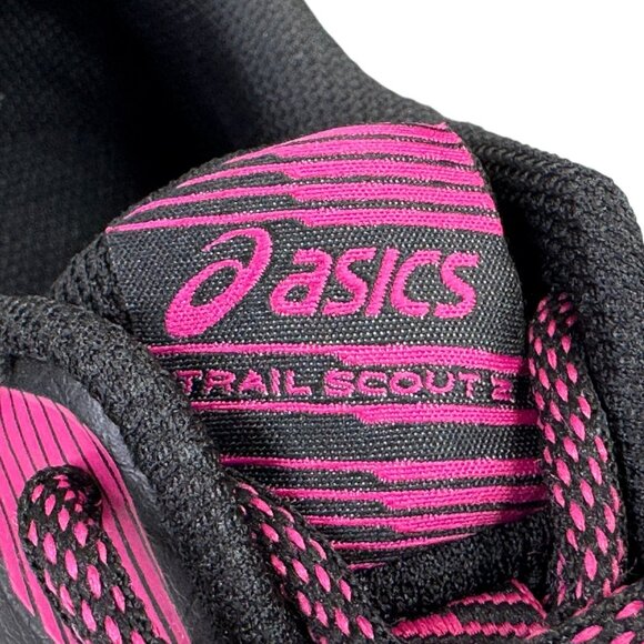 Asics Trail Scout 2 Womens 9 Black Pink Running Sneakers Athletic 1012B039 New - Picture 11 of 12
